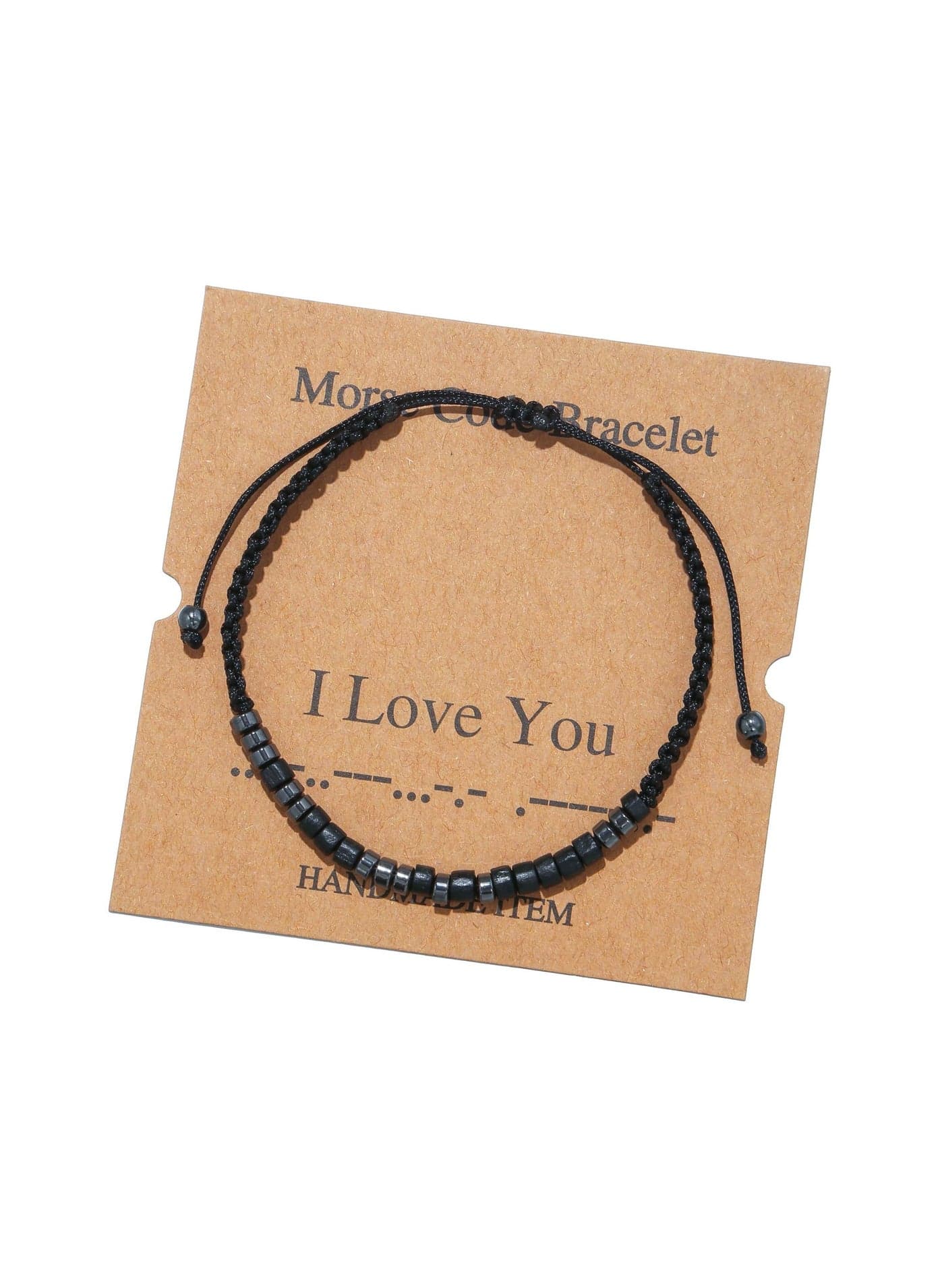 Morse Code Bracelets for Women Men Gifts for Her Him Mom Dad Daughter Sister Best Friend Funny Inspirational Bracelets for Women Girls Jewelry Adjustable Silk Beaded Wrap Bracelet