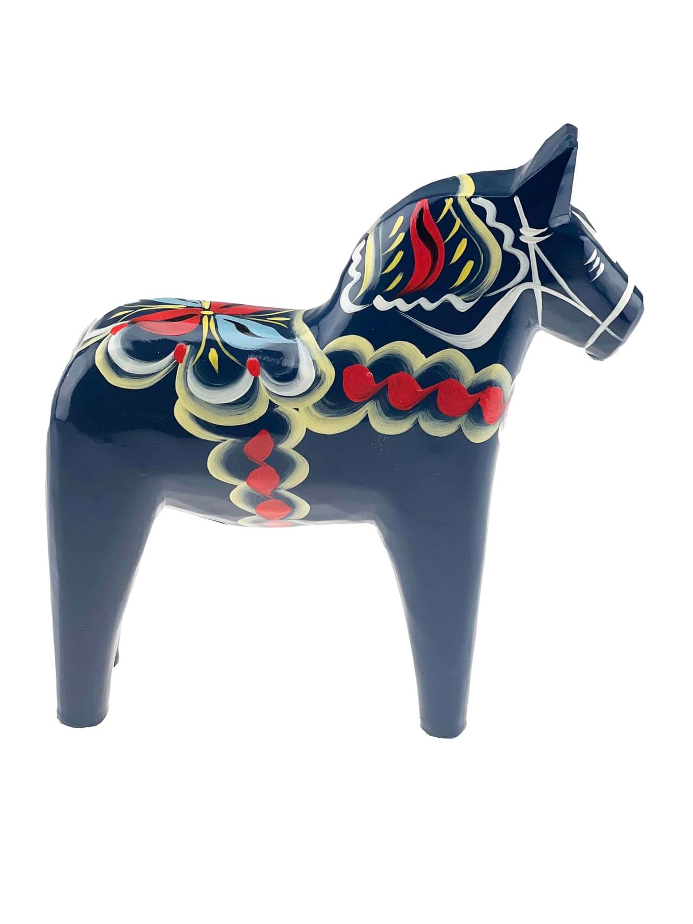 Nils Olsson Hemslojd Ab Traditional Wooden Swedish Dala Horse - Blue 6.25 inches (16cm)