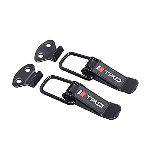 CARIZO Metal Bumper Hook Lock Clip Car | Front & Rear Bumper Toggle | Fastener | Catch Clip | Holder | Hanger (Set of 2) for Hyundai Accent Viva