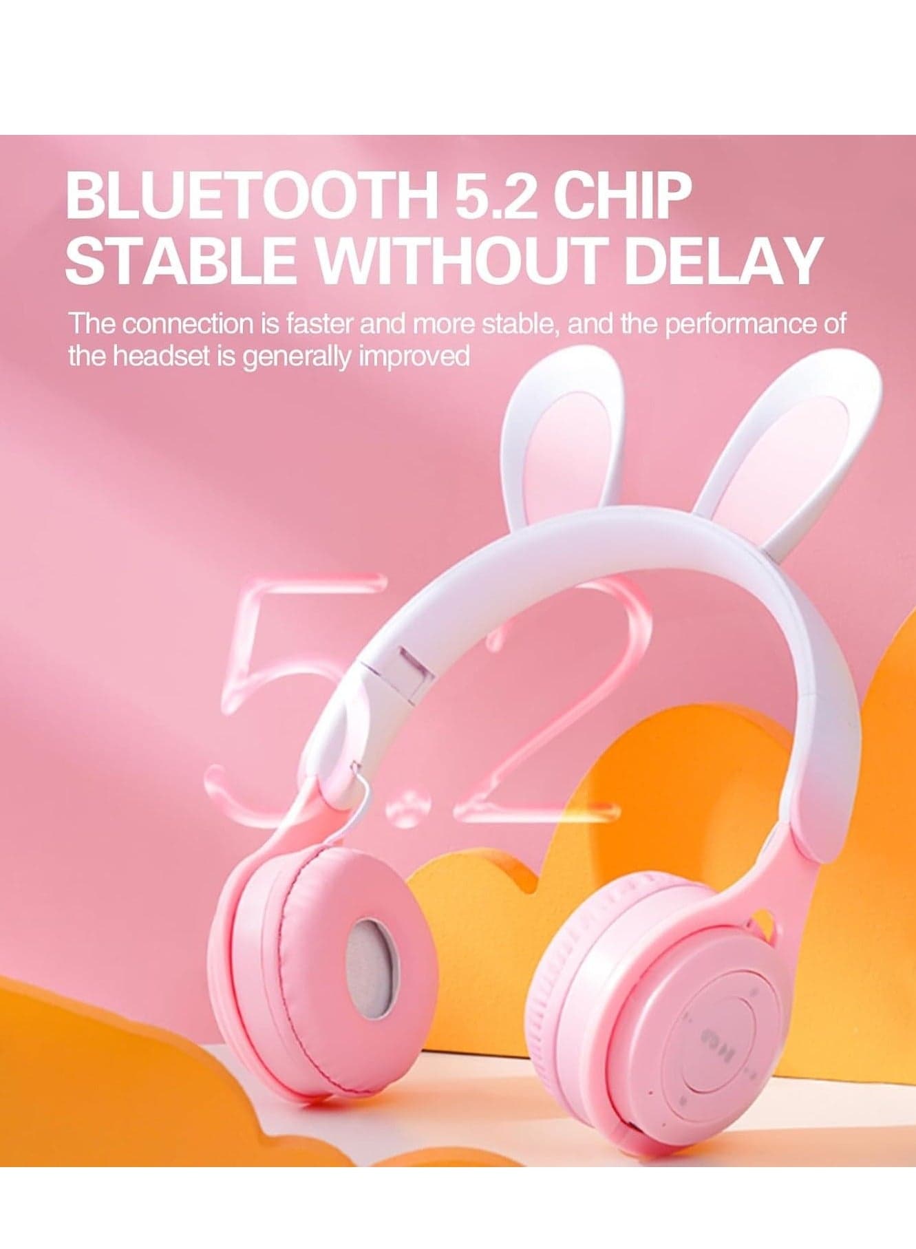 Wireless Headphones for Kids, 85dB Volume Limited, Wired and Wireless Dual Mode Bluetooth Headphones, Foldable On Ear Headphones for Kids, Boys, Girls