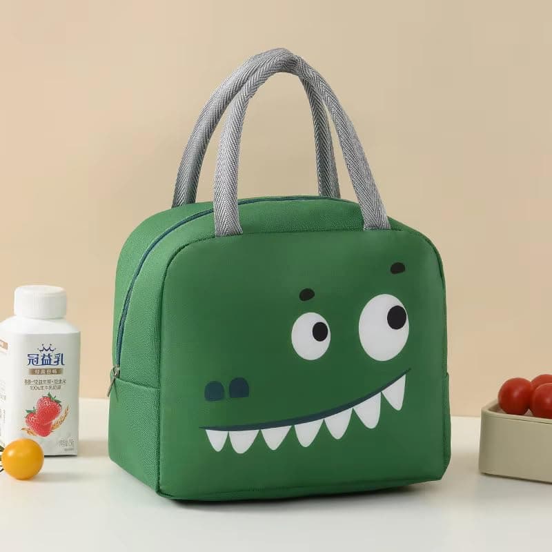 INSTABUYZ 3D Printed Hot & Cold Leak Proof Lunch Bag for Office School Kids Men & Women Storage Bag with Handle Tiffin Bag