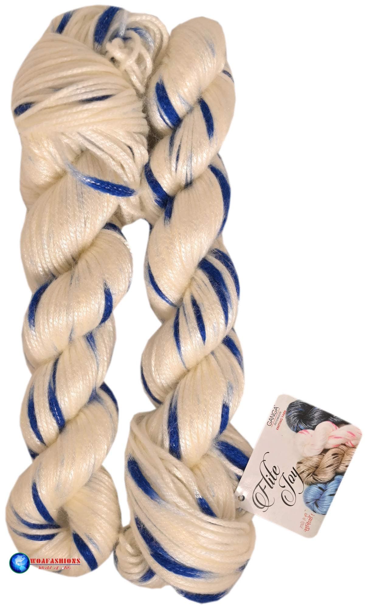 GANGA Flite Joy Acrylic Hand Knitting Yarn (Multicolor_Fatp039) (Hanks-300Gm)