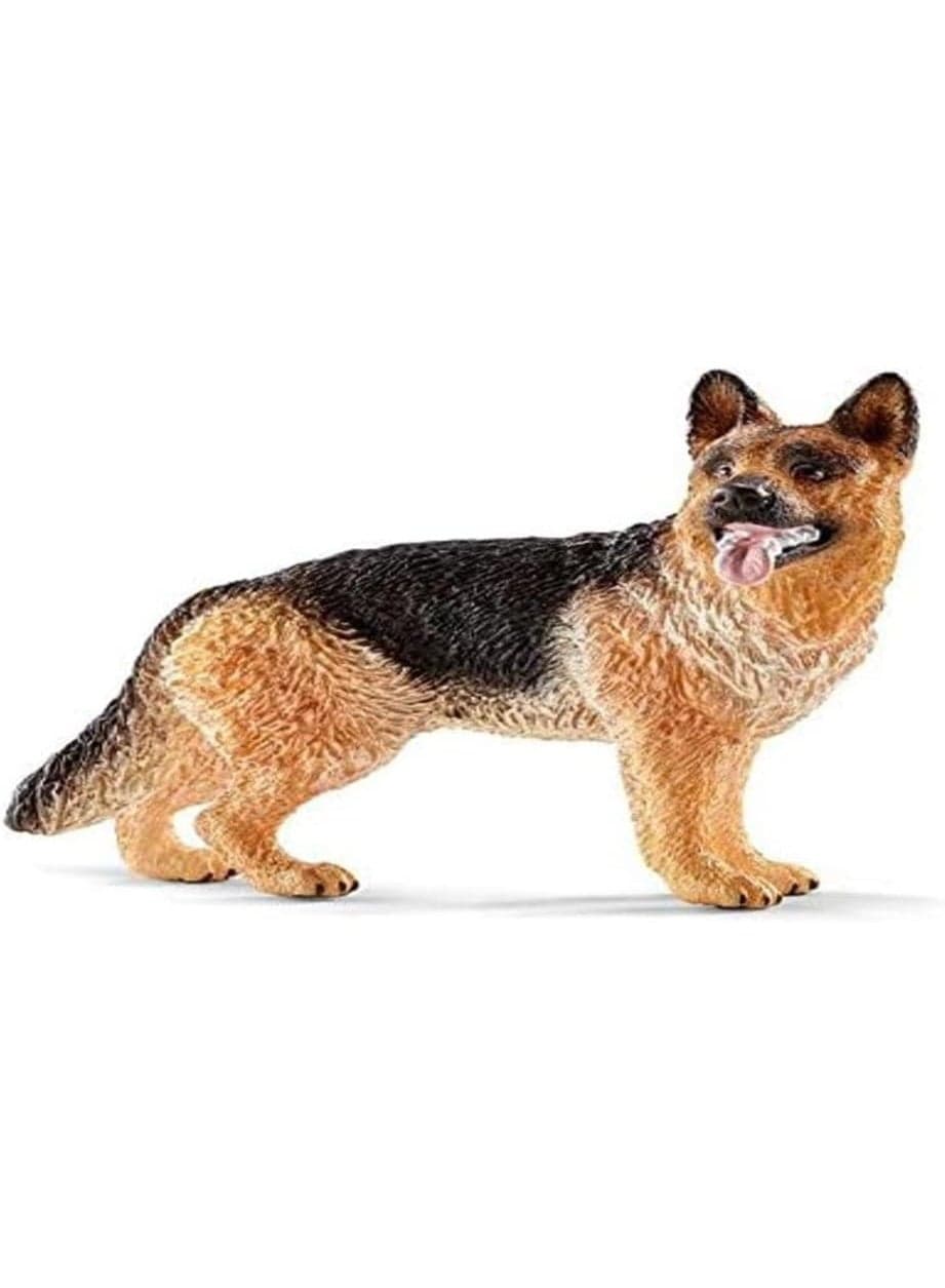 SCHLEICH 16831 Female German Shepherd Figurine, Brown