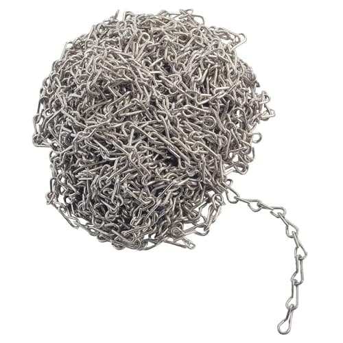 Brady 98859 50' Stainless Steel Jack Chain,Silver