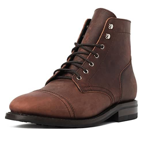 Thursday Boot Company Men's Captain Rugged and Resilient Cap Toe Boot, Arizona Adobe, 9