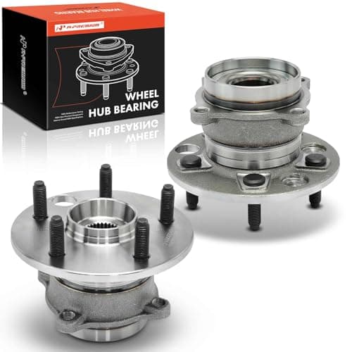 A-Premium 2 x Rear Wheel Bearing and Hub Assembly with 5-Lug Compatible with Lexus LS430 2001 2002 2003 2004 2005 2006 V8 4.3L