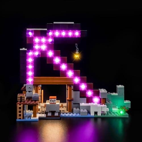 BrickBling Lighting Compatible with Lego The Pickaxe Mine 21277Lights Only No Bricks Included