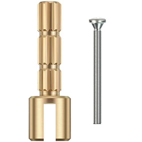 Dreyoo 2 Pack Stem Adapter, Replacement for 970-0770 Plumbing Equipment Compatible with Pfister Securepfit Trims, Shower Handle Stem Extension Tub and Faucet Accessories Valve Extender Trim Repair