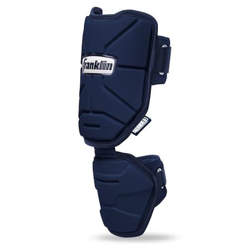 Franklin Sports Baseball Elbow Guard - PRT Series Adult Baseball + Softball Shield for Batting - Protective Elbow + Forearm Pad - Right + Left Hand Hitters - Navy - One Size - Adult