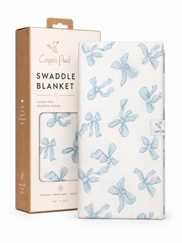 Copper Pearl Swaddle Blankets for Newborns Soft Stretchy Receiving Blankets for Boys and Girls Large 46 x 46 Inch Baby Blankets Lightweight and Breathable Swaddles Daphne