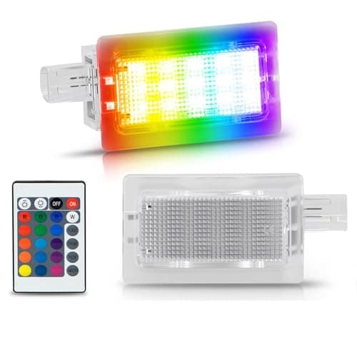 Bestview RGB LED Door Welcome Courtesy Lights Compatible with 2001-2020 Dodge Charger Challenger Avenger Magnum Dart/Chrysler 300 200, 16-Color Interior Door Panel Lamp Pack of 2