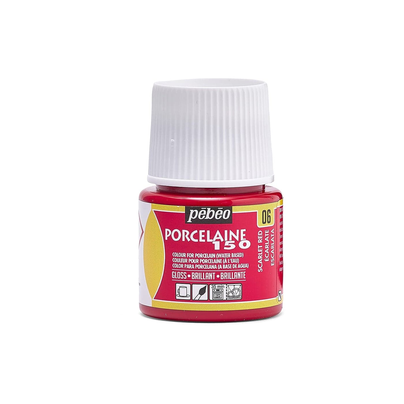 Pebeo Paint Scarlet Red 45 ml Pack of 1