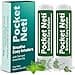 Basic Vigor Pocket Neti Breathe Easy Himalayan Salt Aromatherapy Sinus Inhaler 2 Pack with Essential Oils Natural Nasal StickNasal Inhaler with Eucalyptus Made in The USA