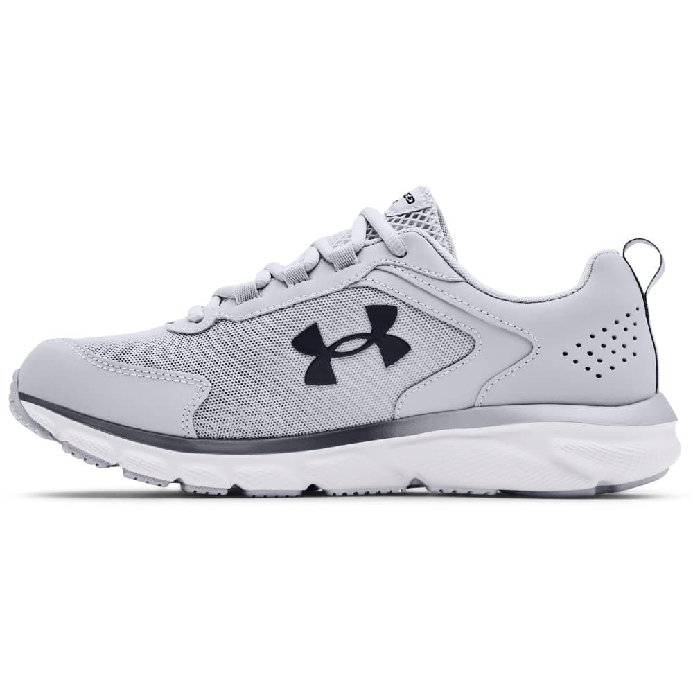 Under Armour Men's Charged Assert 9, Mod Gray (101)/White, 8 X-Wide US