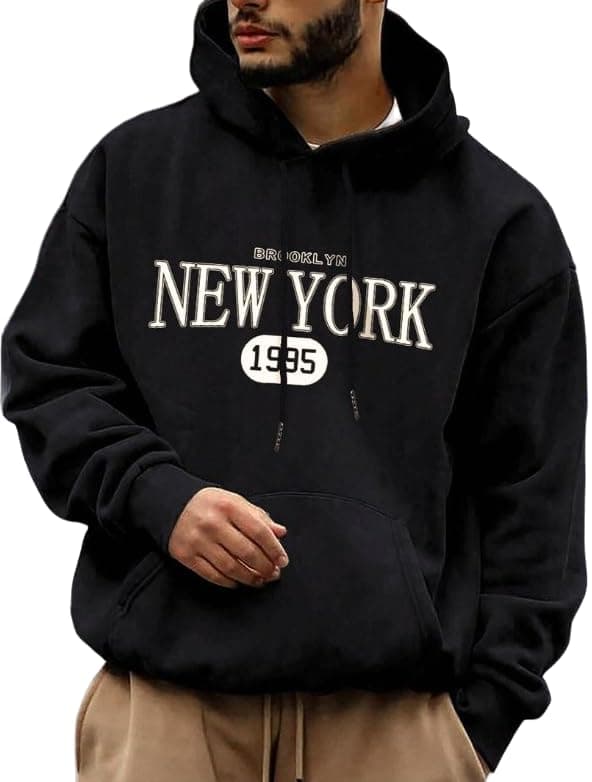 LookMark Men Sweatshirts || Sweatshirts for Men || Unisex Sweatshirts-Black-AZ-LM-OG-MT28 Black-S
