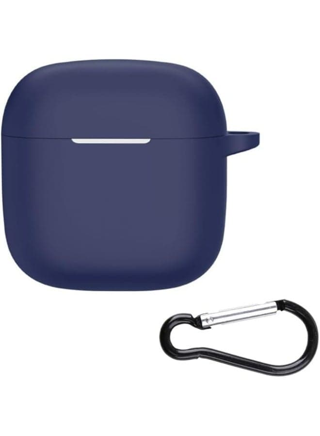 Premium Protective Case for Huawei FreeBuds SE2 – Ultra-Slim Silicone Cover with Keychain Attachment & Wireless Charging Compatibility – Shock-Absorbent Earbud Case Accessory (Dark Blue)