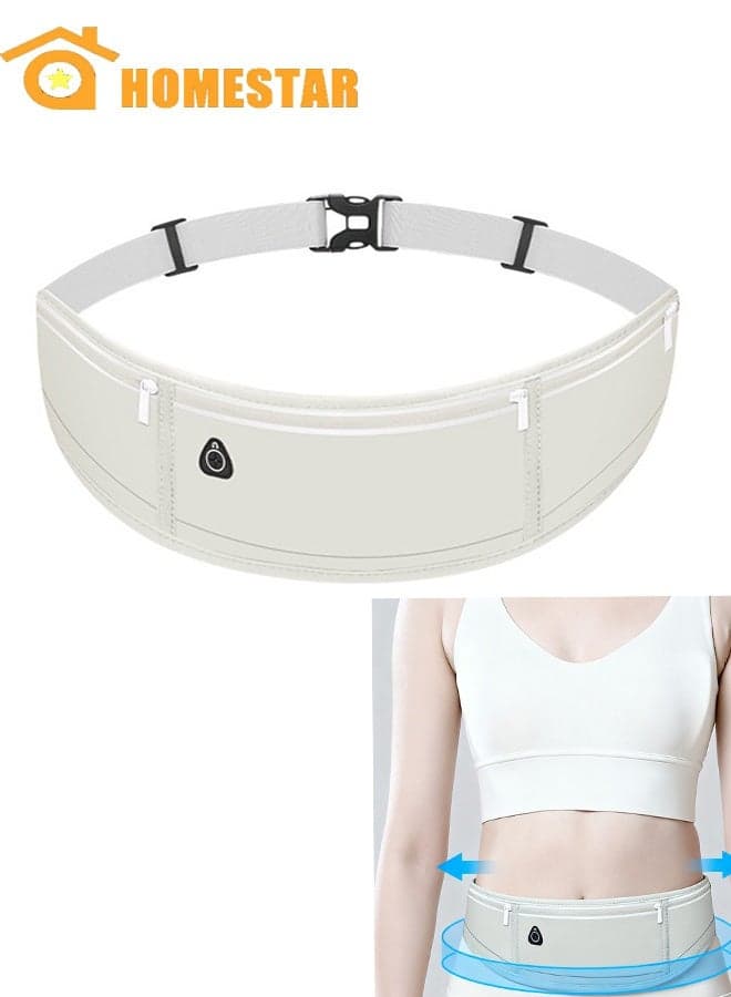 Ultra Thin Running Belt For Women And Men, Jogging Training Runner's Small Bag Equipment Accessories, Running Jogging Bicycle Waist Bag, Grey