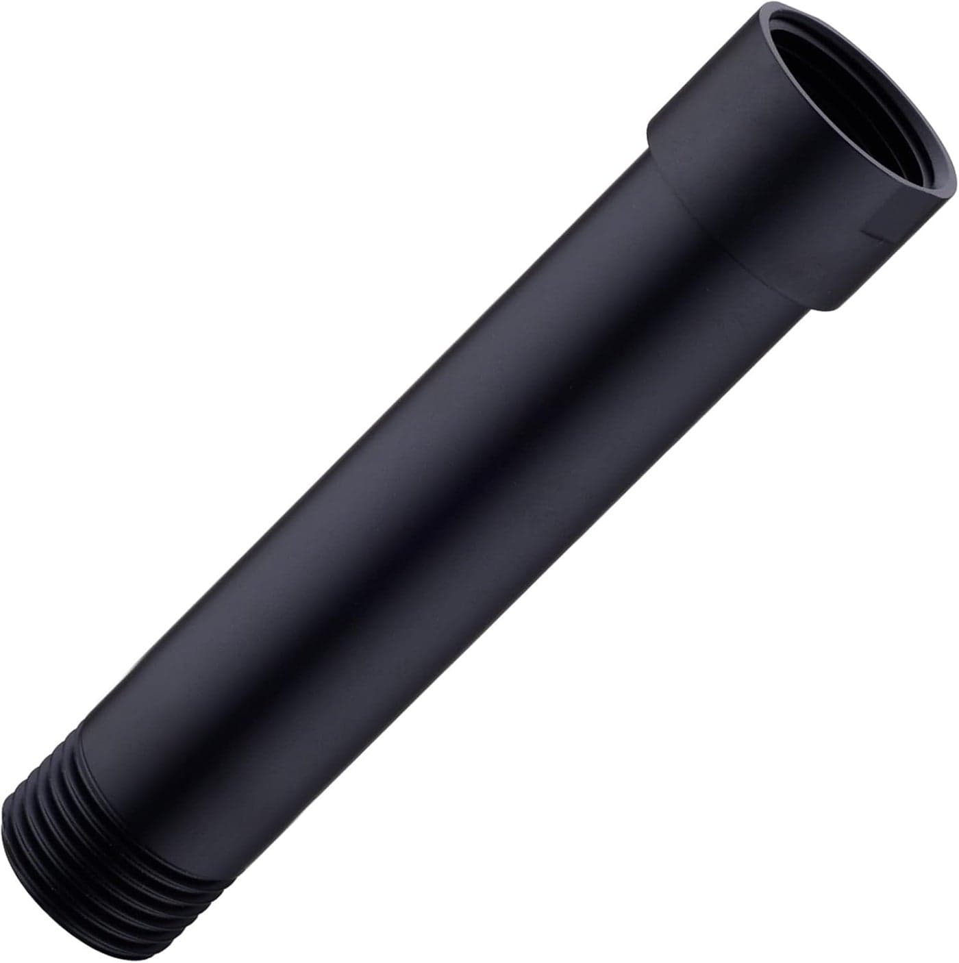 Matte Black Shower Arm Extension 4 Inch Arm Mount Extender for Rainfall Shower Head Combo High Flow Female to Male 12 Inch Shower Pipe