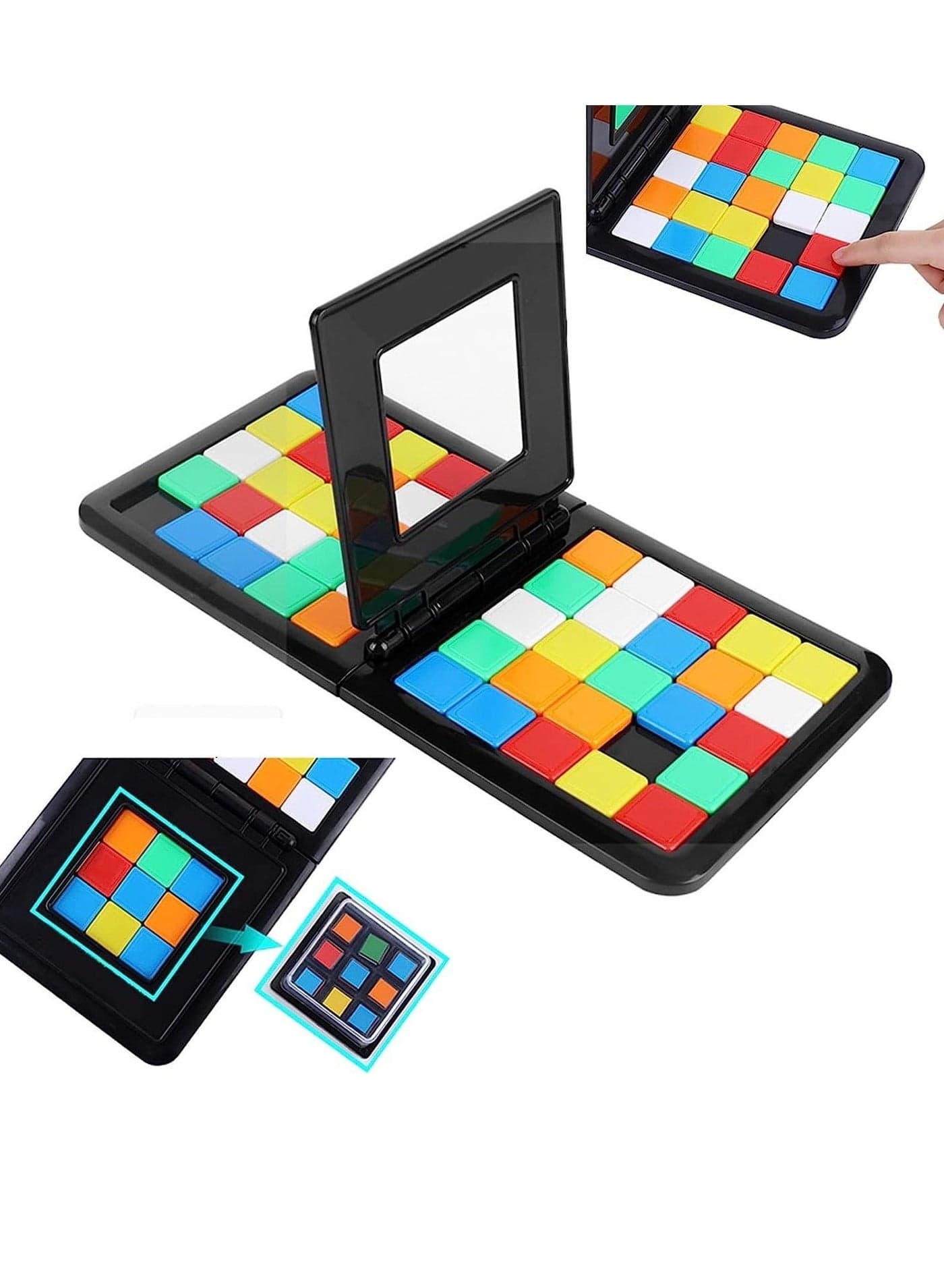 Race Game Magic Block Board Games for 2 Players Genius Square Sequence Puzzle Brain teasers Boys and Girls Rubiks