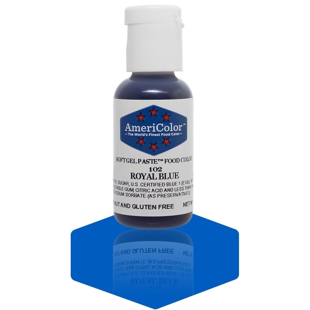 AmeriColor Royal Blue 75 Ounce Bottle Soft Gel Paste Food Color