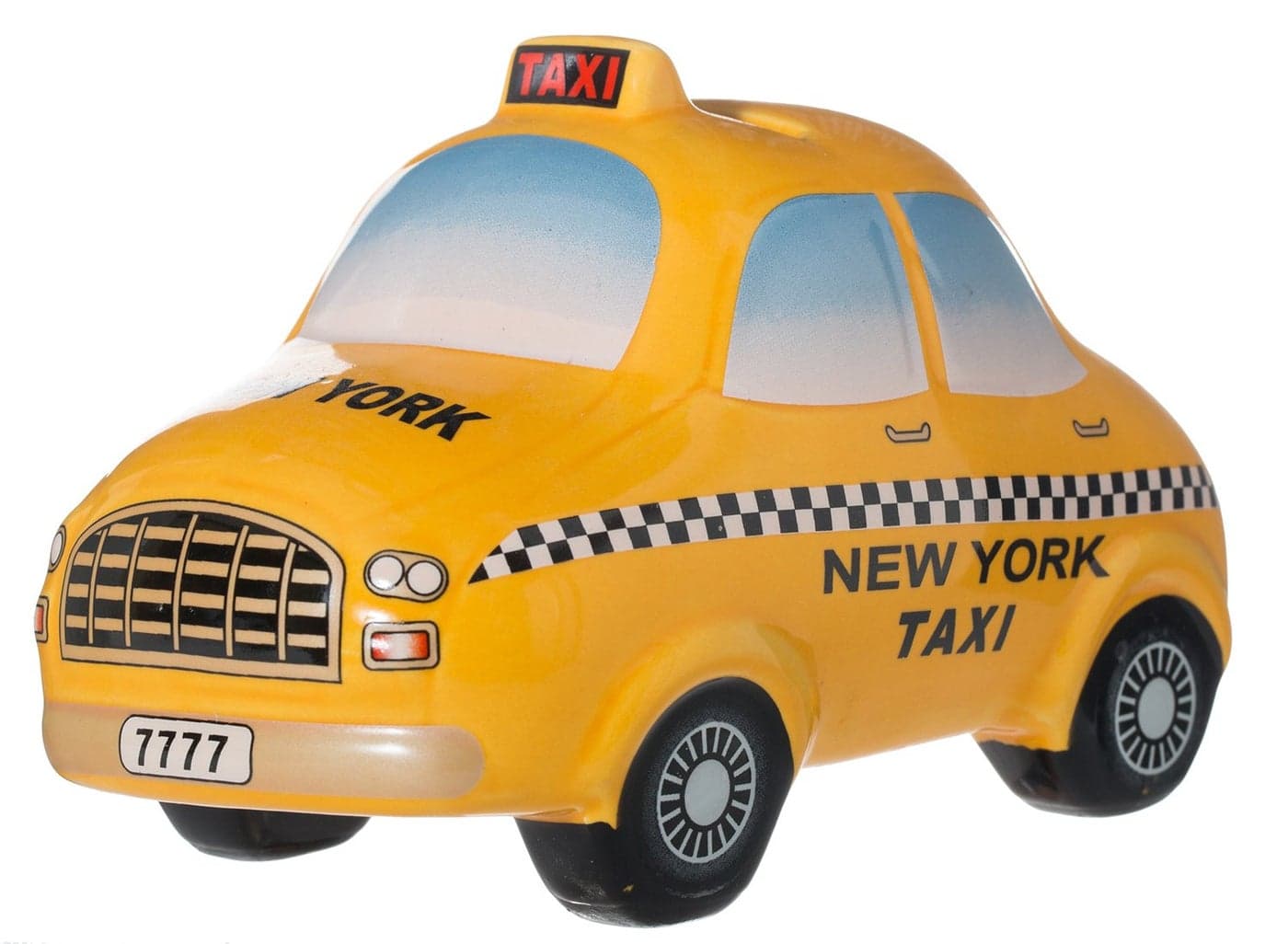 New York City Taxi Ceramic Piggy Money Bank Officially Licensed