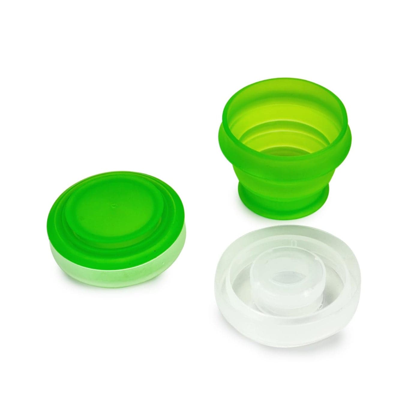 Deke Home 2 Pack Silicone Collapsible Travel Water CupPortable Camping Cup with Lids Food Grade Mugs Set for Outdoor Drinking Collapsible Travel Water Cup