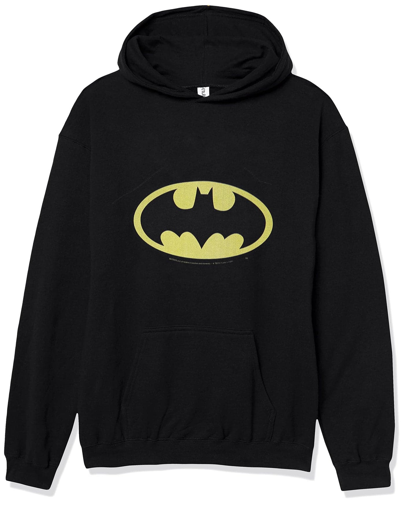 DC Comics Warner Brothers Batman Basic Logo Mens Pullover Hoodie
