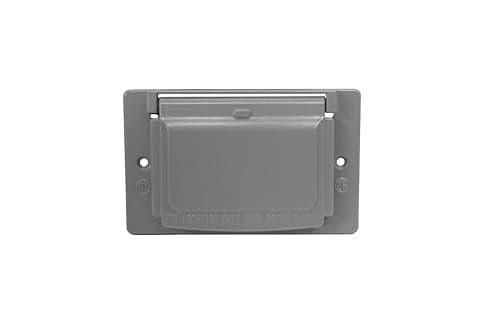 Sigma Electric 14249 Gray Sigma Horizontal Gfci Outlet Cover Wp 21316 X4916 X2 Al 1 Gang Shrinkwrap No Size