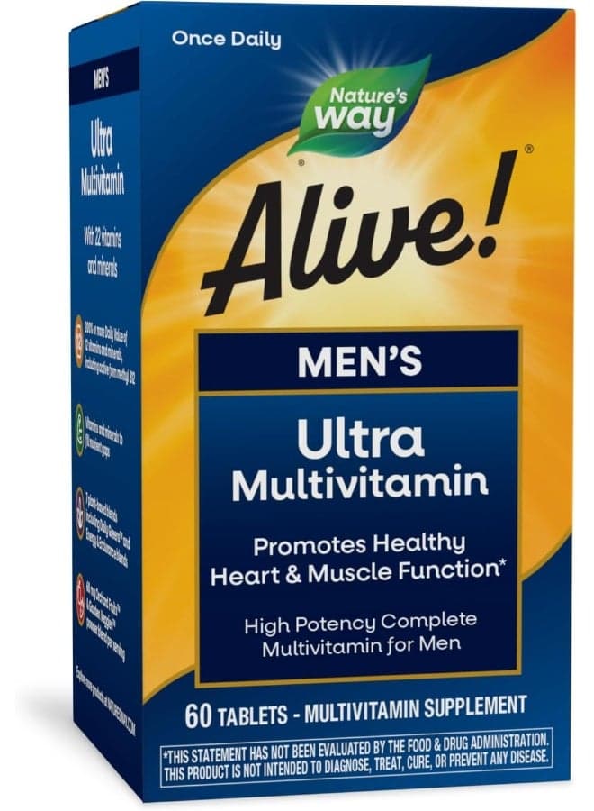 Men's Ultra Multivitamin 60 Tablets Packaging May Vary