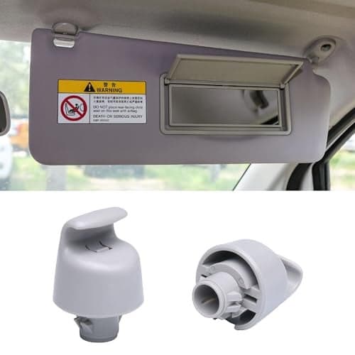 ZLPTEAM Plastic Sun Visor Hook Clips Bracket for Nissan Trail T32 Altima Murano Pathfinder Teana Rogue Titan Armada/ 2 Pcs (964093JS0A)