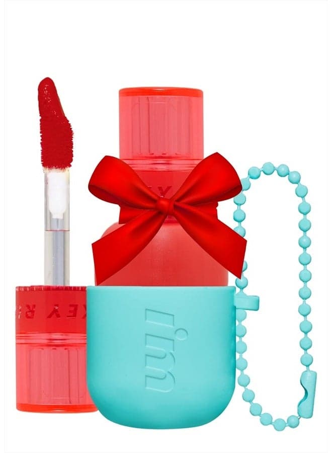 Water Gel Tint - Color Key Ring | Gift, Highly-pigmented, Long Lasting, Travel-Friendly, Lip Stain, 01 Coral Picnic, 0.09 Oz