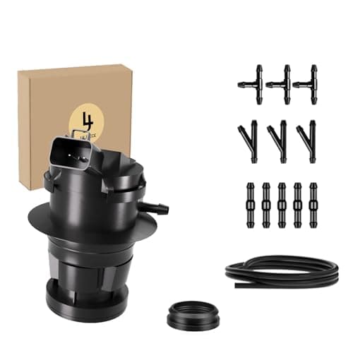 LILJUECE Windshield Washer Pump Replacement for Toyota 20072017 Camry 20092016 Corolla Washer Fluid Pump with 1 2M Hose 11 Connectors OEM 853306019085330AE010