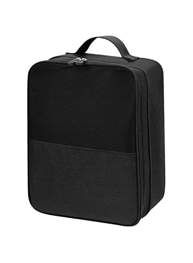 Shoe Bags for Travel, Holds 3-4 Pairs of Shoes Travel Bag for Packing Gym Flight Storage Pouch Luggage Travel Accessories for Men Women (Black)