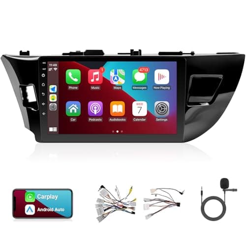 Leadfan Car Stereo Radio for Toyota Corolla 2014 2015 2016 with Wireless Carplay Android Auto, 10.1Inch Screen for Toyota Corolla, with Bluetooth,GPS (for Toyota Corolla 2014-2016, 2+32G)