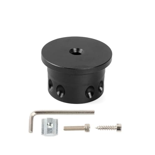 RASTP Steering Wheel Wall Mount For MozaSimagicWorksD1 Sim Racing Quick Release Not Applicable To Steering Wheels With Electronic Components Black