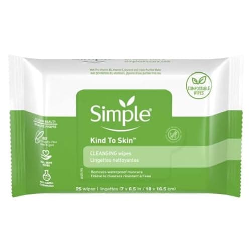 Simple Cleansing Facial Wipes 7 Count 6 Pack