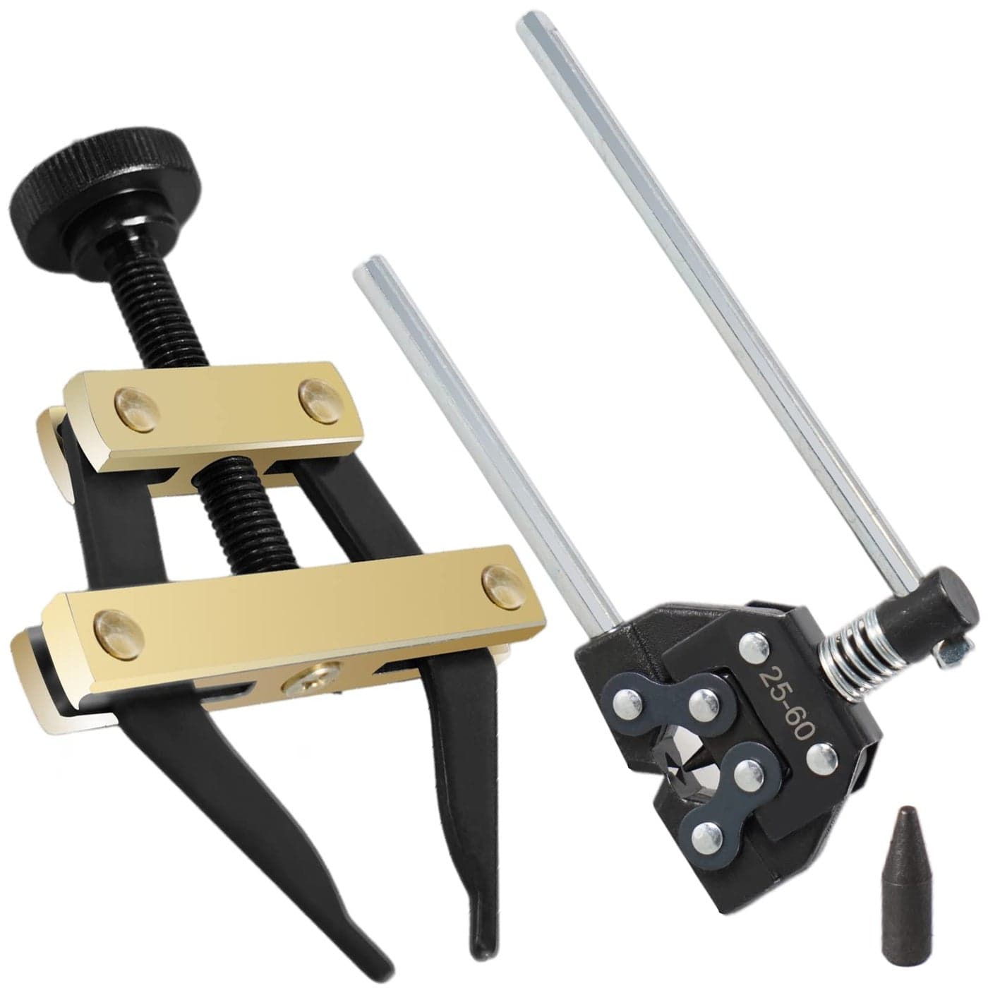 YIUIY Roller Chain Breaker Cutter Chain Holder Puller Disassembly Tools Kit 2560 Chains Replacement Set for Bicycle Motorcycle Go Kart ATV