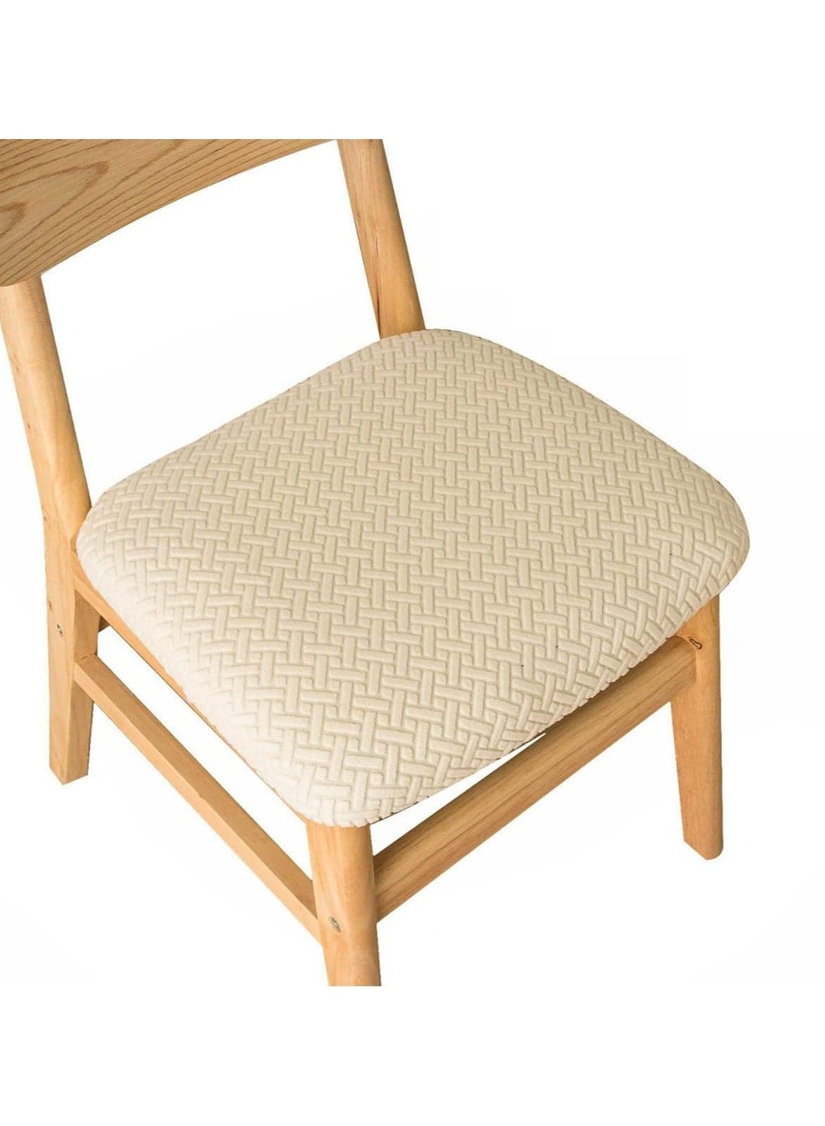 Set of 4 Stretch Chair Covers for Dining Room and Kitchen - Protective Seat Covers for Dining Chairs and Cushions