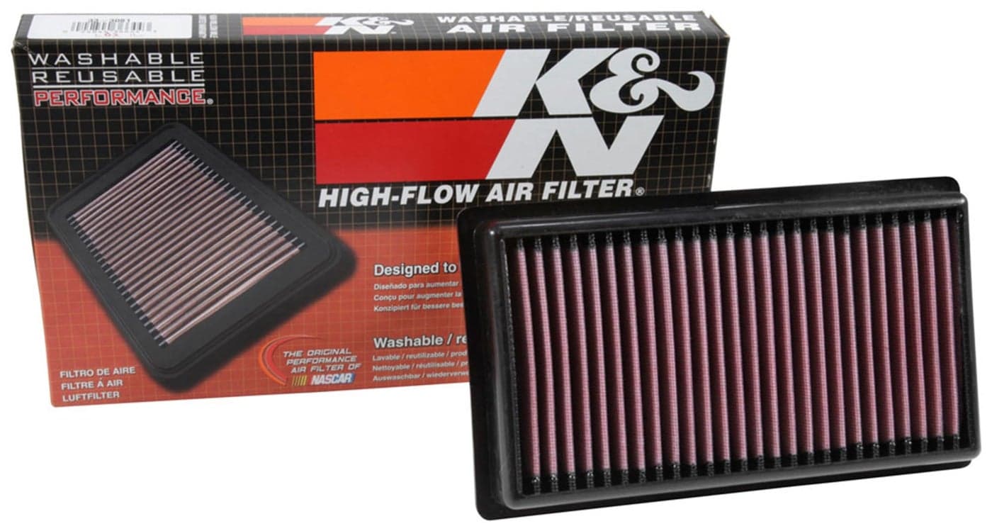KN Engine Air Filter Reusable Clean Every 75000 Miles Washable Premium Replacement Car Air Filter Compatible with 20172019 KIAHYUNDAI Rio IV Stonic Solaris Rio X Line 333081