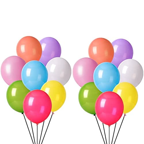 Festiko® Multicolor Balloons Festival & Party Decorations, Party Supplies Set of 25 Pcs Multicolor Balloons