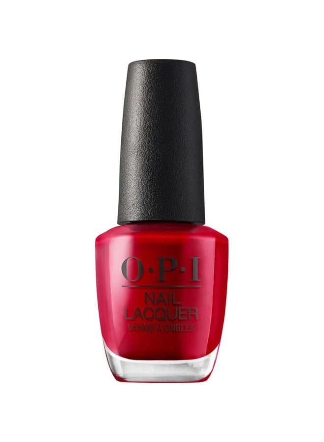 Classic Nail Lacquer, 7 Days Wear, Chip-resistant, High-Shine Color Nail Polish, Color So Hot it Berns, Red, 15ml
