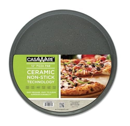 casaWare Pizzabaking Pan 12inch Silver Granite