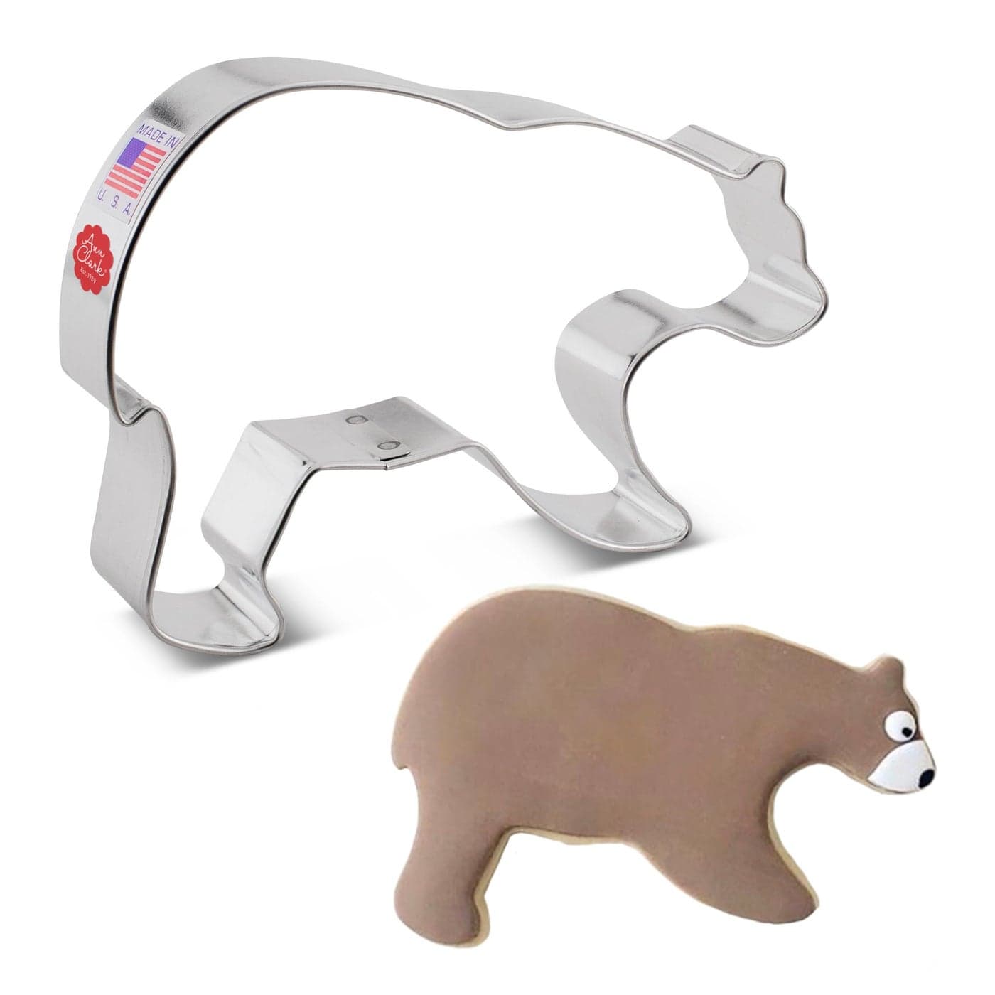 Bear Cookie Cutter 55 Made in USA by Ann Clark