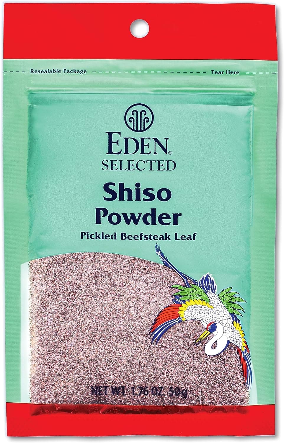 Eden Shiso Leaf Powder Traditionally made in Japan Pickled Beefsteak Leaf 176 oz