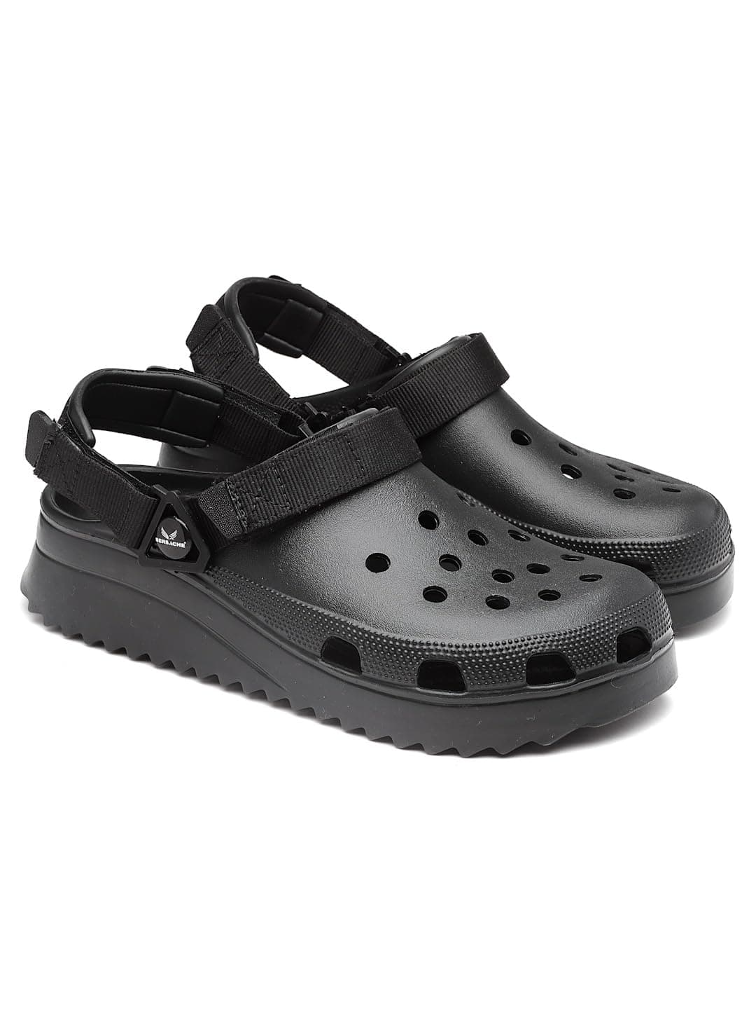 BERSACHE Extra Soft Classic Casual with Regular wear with Ultra Soft & Flexibility Technology Clog for Men's/Boy's Black