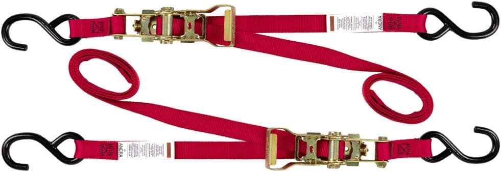 Ancra 47439-10 Red Ratcheting Buckle Tiedowns