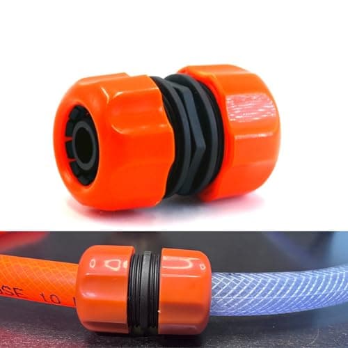 DRIOSE® Heay Duty Garden Water 3/4 inch Hose Connector Pipe joint for Hose ABS Material 3/4 Inch To 3/4 Inch Quick Hose Pipe Connector