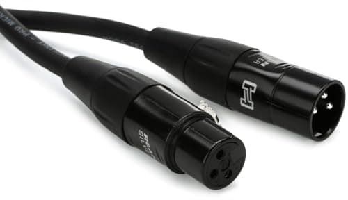 Hosa HMIC010 Pro Microphone Cable REAN XLR3F to XLR3 Meter 10 Feet