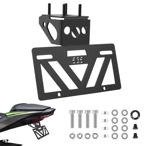INKUDRI Ninja ZX6R Fender Eliminator 2024 ZX6R Tail Tidy 2023 2022 Fit With OEM & Aftermarket Turn Signals Ninja 636 Fender Eliminator License Plate Bracket ZX-6R 2019 2020 2021 2022 2023 2024 2025