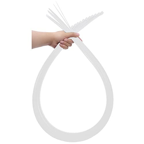 Extra Long Zip Ties Heavy Duty Outdoor, Premium White Large Zip Ties 48 inch Cable Ties with 175 Pounds Tensile Strength, 12 PCS